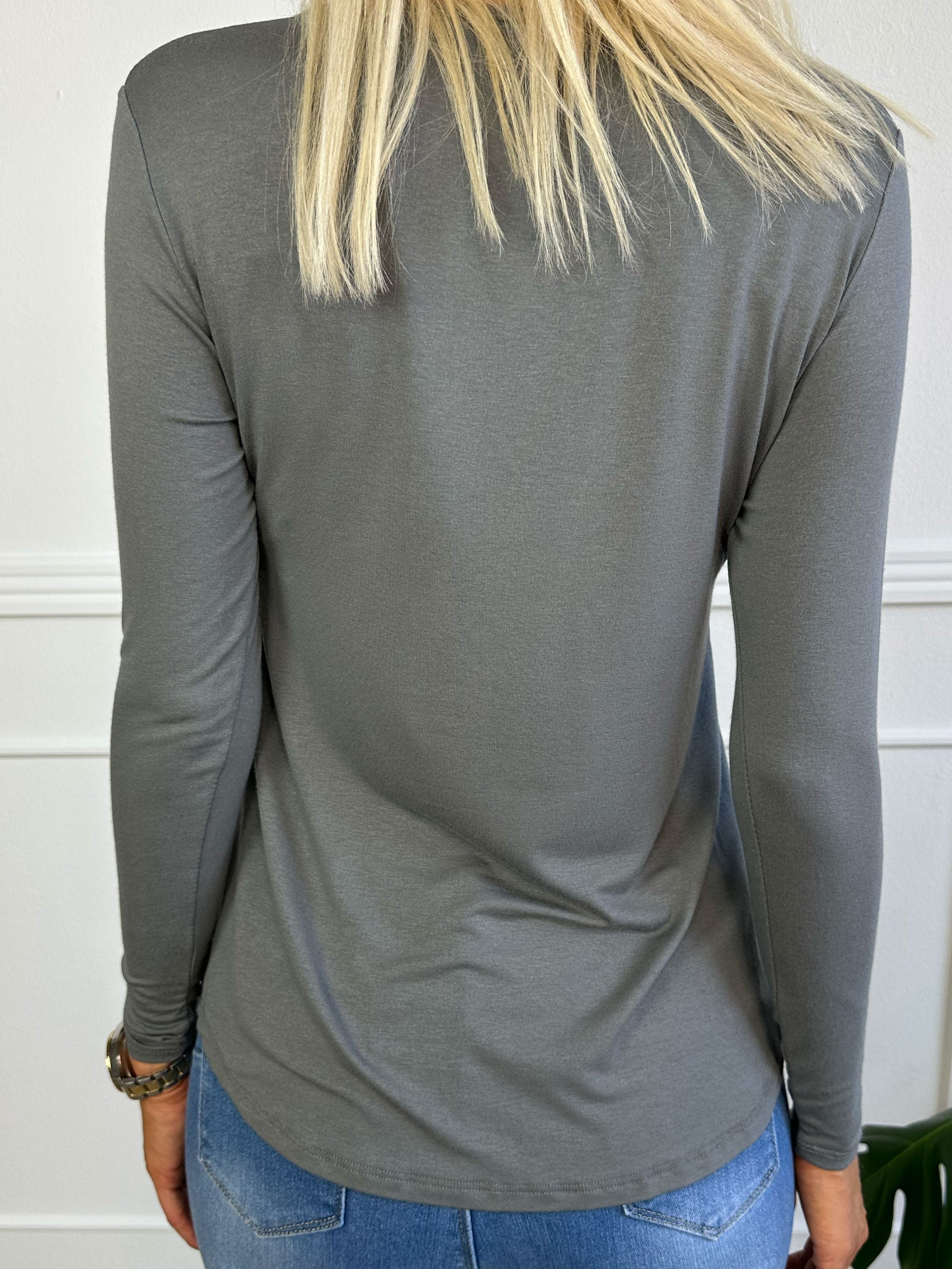 Otine - Langærmet basisbluse